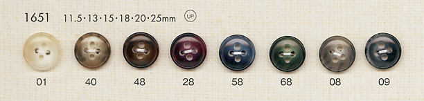1651 Botón De Poliéster De 4 Orificios Elegante Para Adultos DAIYA BUTTON