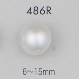 486R Botón De Urea Con Forma De Perla Y Vástago De Medio Anillo DAIYA BUTTON(DAIYA BUTTON)