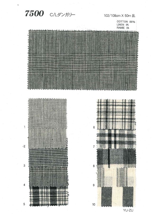7500 Peto De Lino[Fabrica Textil] Ueyama Textile