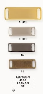 AB7683N Placa Metálica De Latón Para Coser[Otros artículos diversos] IRIS