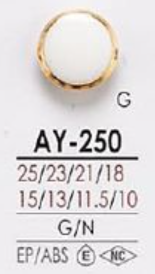 AY250 Botón Superior De Resina IRIS
