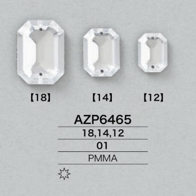 AZP6465 Piezas De Costura De Resina Acrílica[Otros artículos diversos] IRIS