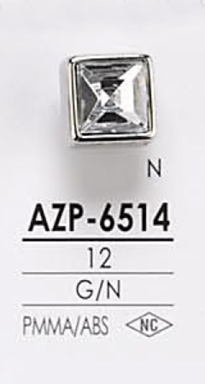 AZP6514 Botón De Piedra De Cristal IRIS