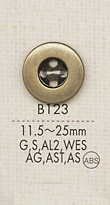 B123 Botones De Metal Coloridos Simples Para Camisas Y Chaquetas[Botón] DAIYA BUTTON