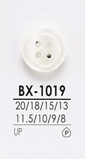 BX1019 Botón De La Camisa Para Teñir IRIS