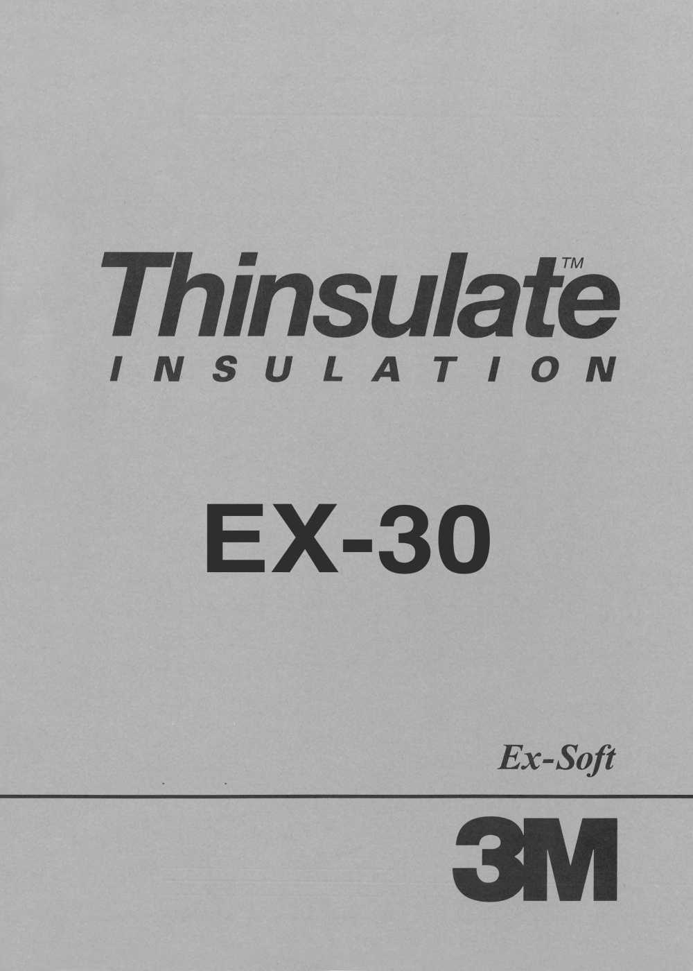 EX30 3M ™ Thinsulate ™ Ex-Soft 30g / M2[Entretela]