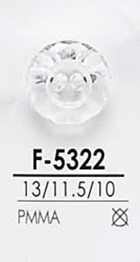 F5322 Botón De Corte De Diamante IRIS