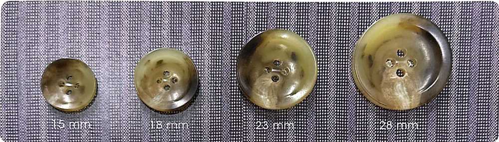 GCOR007 [Estilo Buffalo] Botones De 4 Agujeros (Tamaño Pequeño)[Botón] NITTO Button