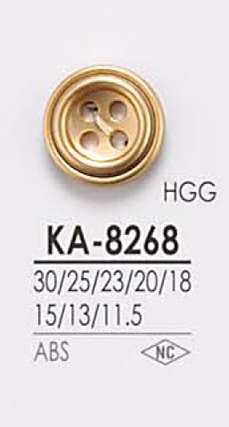 KA8268 Botón De Metal De 4 Orificios IRIS