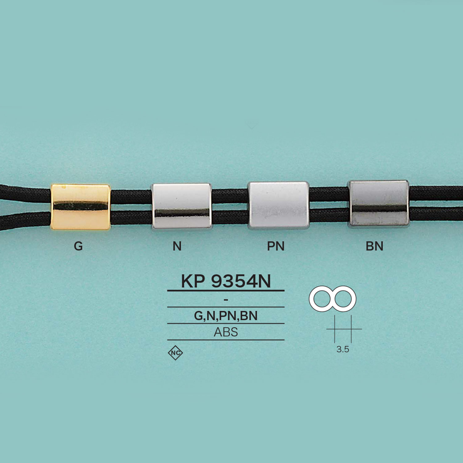 KP9354 Tapón De Cable[Hebillas Y Anillo] IRIS