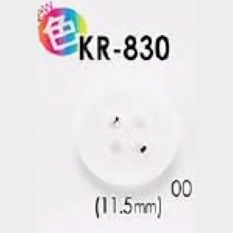 KR830 Botón De Poliuretano De 4 Agujeros. IRIS