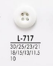 L717 Botones Para Teñir Desde Camisas Hasta Abrigos[Botón] IRIS