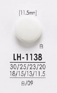 LH1138 De La Camisa Al Abrigo Negro Y Botones Teñidos[Botón] IRIS