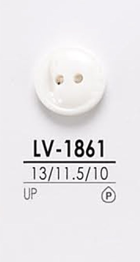 LV1861 Botón De La Camisa Para Teñir IRIS