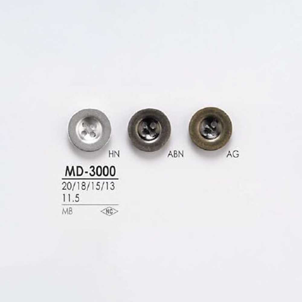 MD3000 Botón De Metal De 4 Agujeros Para Chaquetas Y Trajes IRIS