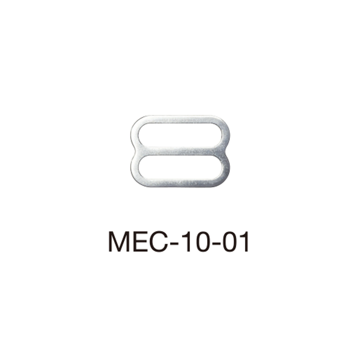 MEC10-01 Ajustador De Correa De Sujetador Para Tela Delgada 10 Mm * Compatible Con Detector De Aguja[Hebillas Y Anillo] Morito