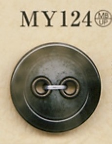 MY124 Botón De 2 Agujeros De Resina De Poliéster/latón DAIYA BUTTON(DAIYA BUTTON)