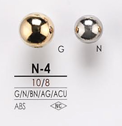 N4 Botón De Metal IRIS