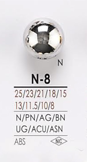 N8 Botón De Metal IRIS