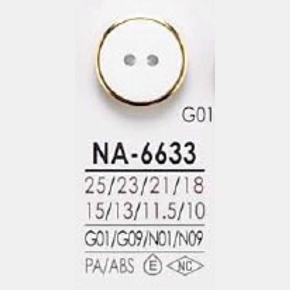 NA6633 Botón De Dos Orificios De Resina De Nailon/resina ABS IRIS