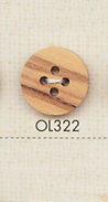 OL322 Botón De 4 Agujeros De Madera De Material Natural DAIYA BUTTON