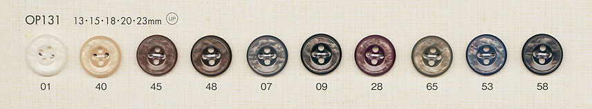 OP131 Botón De Poliéster De 4 Orificios Elegante Y Hermoso DAIYA BUTTON