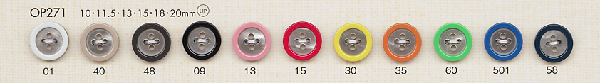 OP271 Botones De Poliéster Para Camisas De Colores Pop[Botón] DAIYA BUTTON