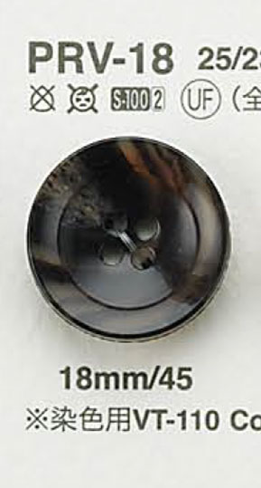 PRV18 Botón Con Forma De Búfalo IRIS