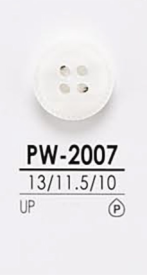 PW2007 Botón De La Camisa Para Teñir IRIS