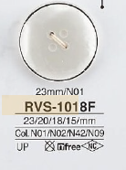 RVS1018F Botón De 4 Agujeros De Resina De Poliéster IRIS