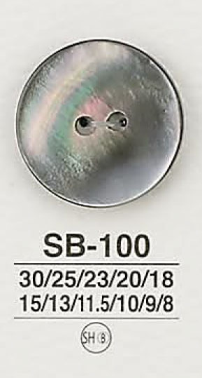 SB100 Botón De Concha IRIS