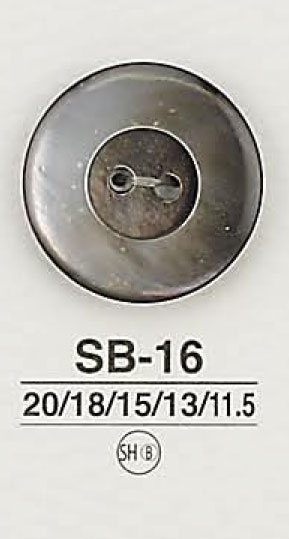 SB16 Botón De Concha IRIS