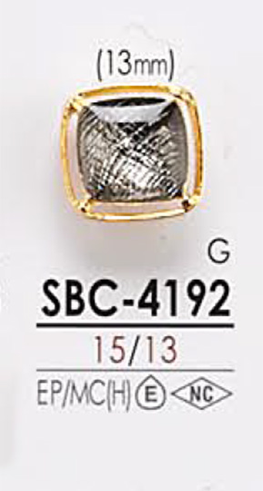 SBC4192 Botón De Metal Para Teñir IRIS