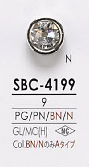 SBC4199 Botón De Piedra De Cristal IRIS