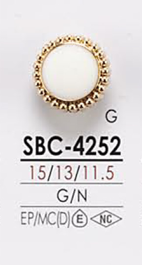 SBC4252 Botón De Metal Para Teñir IRIS