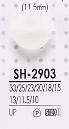 SH2903 Botón De Poliéster Para Teñir IRIS