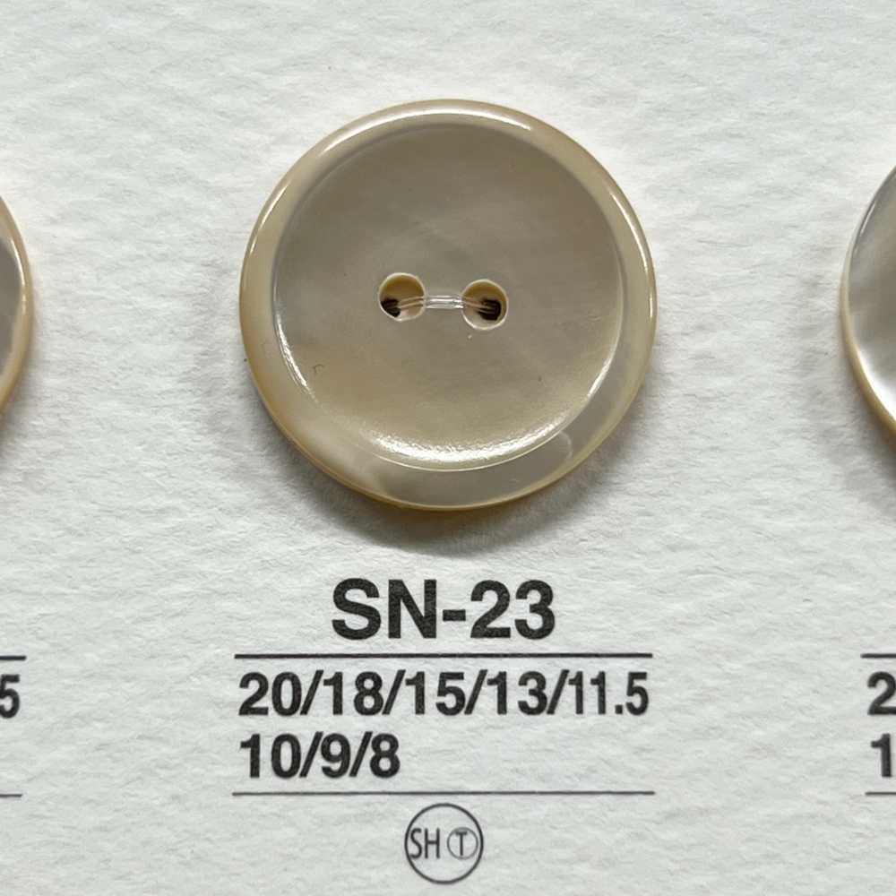 SN23 Material Natural Hecho De Takase Shell Botón Brillante De 2 Agujeros IRIS