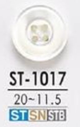 ST1017 Hecho Por Takase Shell 4 Agujeros En El Frente, Botón Brillante IRIS