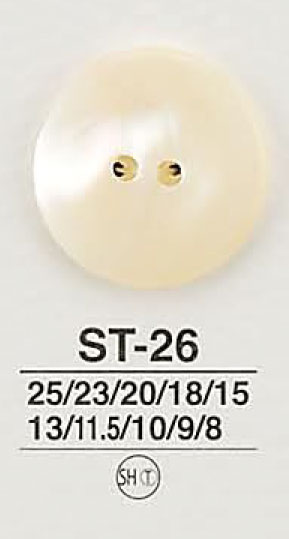 ST26 Botón De Concha IRIS