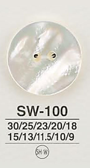 SW100 Botón De Concha IRIS