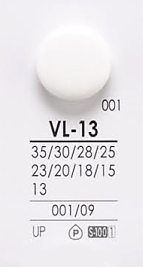 VL13 Botón Negro Y Teñido IRIS