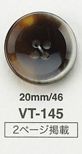 VT145 Botón Con Forma De Búfalo IRIS