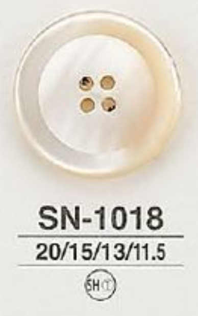 SN1018 Hecho Por Takase Shell 4 Agujeros En El Frente, Botón Brillante IRIS