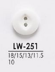 LW251 Botones De Teñido Para Ropa Ligera Como Camisas Y Polos[Botón] IRIS