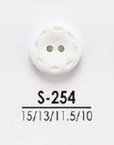 S254 Botones De Teñido Para Ropa Ligera Como Camisas Y Polos[Botón] IRIS