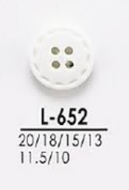 L652 Botones De Teñido Para Ropa Ligera Como Camisas Y Polos[Botón] IRIS