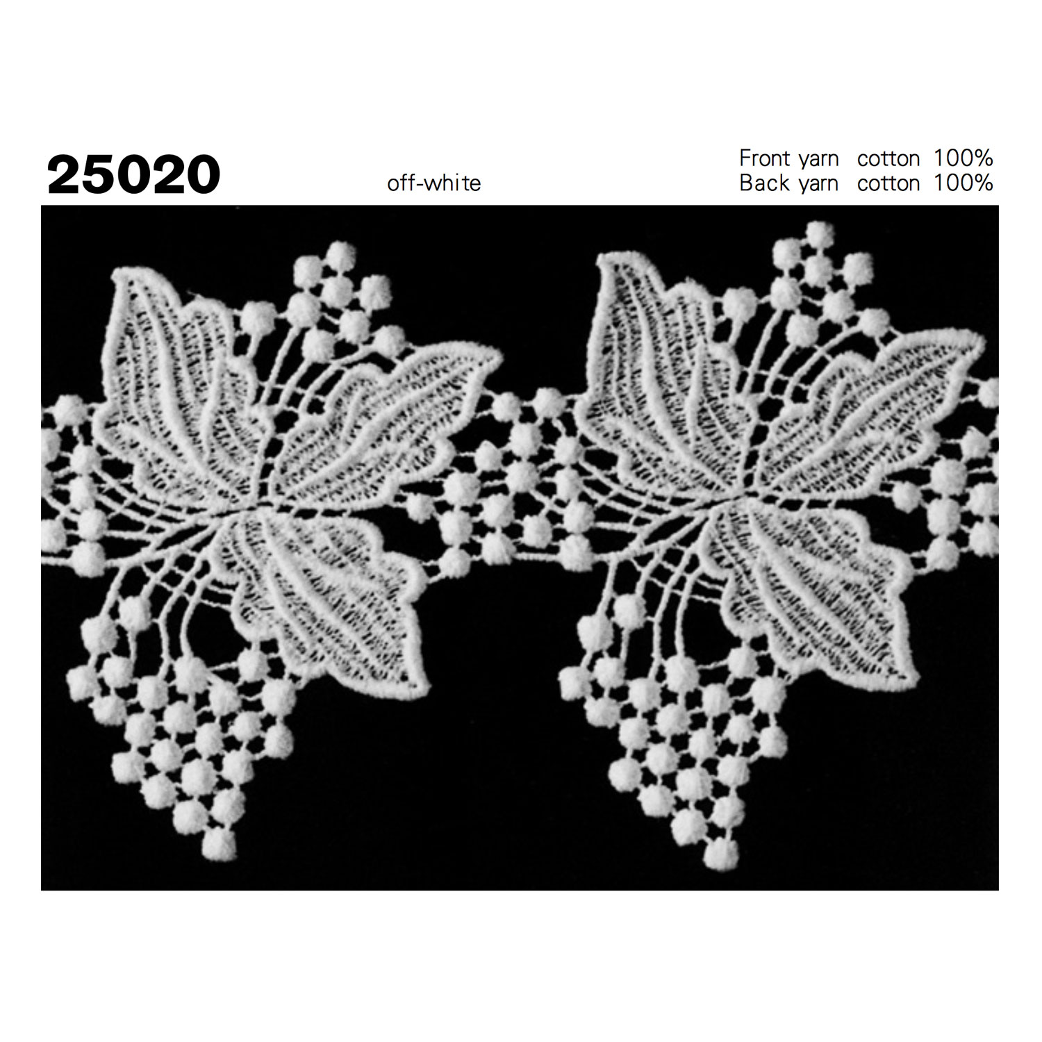 25020 Anchura Estrecha Del Cordón Químico Kyowa Lace
