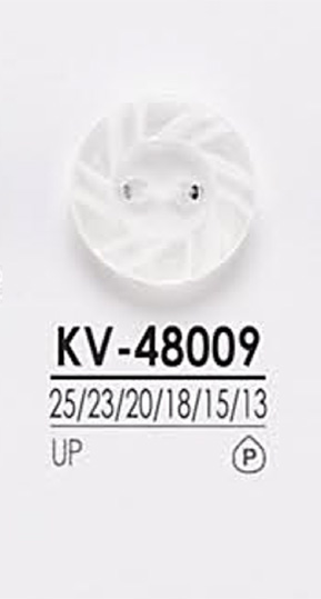 KV48009 Botón Simple De Poliéster De 2 Orificios IRIS