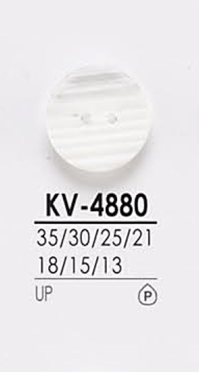 KV4880 Botón De La Camisa Para Teñir IRIS