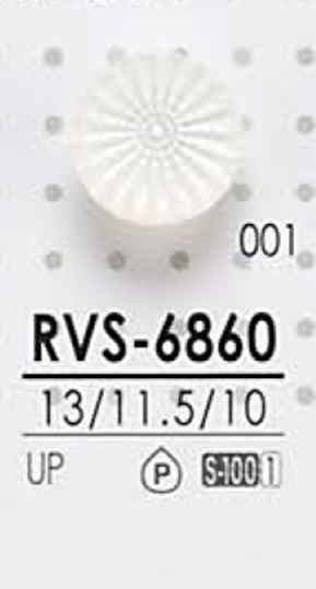 RVS6860 Botón De Poliéster Para Teñir IRIS